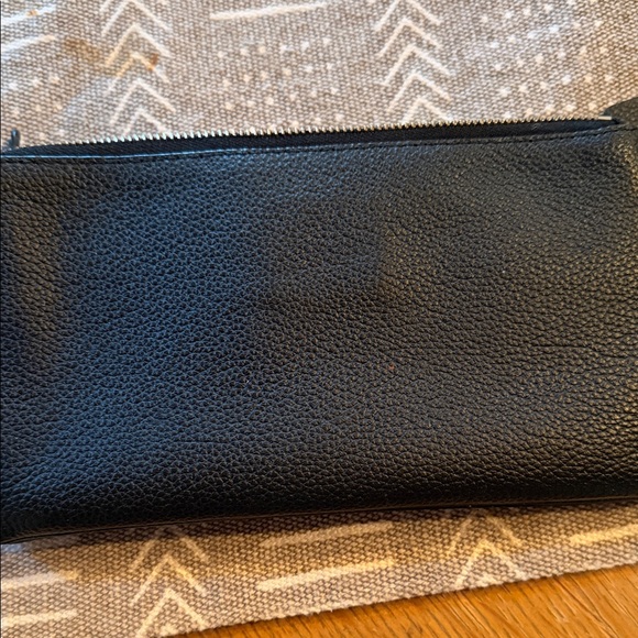 Coach Black Pebbled Leather Wallett - Picture 3 of 6